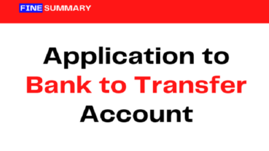 Application for Bank Statemen